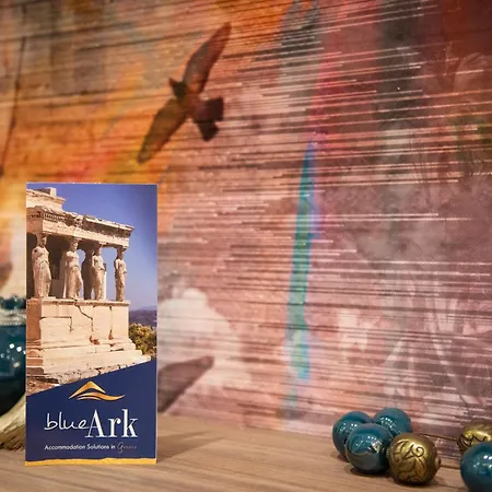 Blue Ark Romantic Studio Under Acropolis Athens Exterior photo