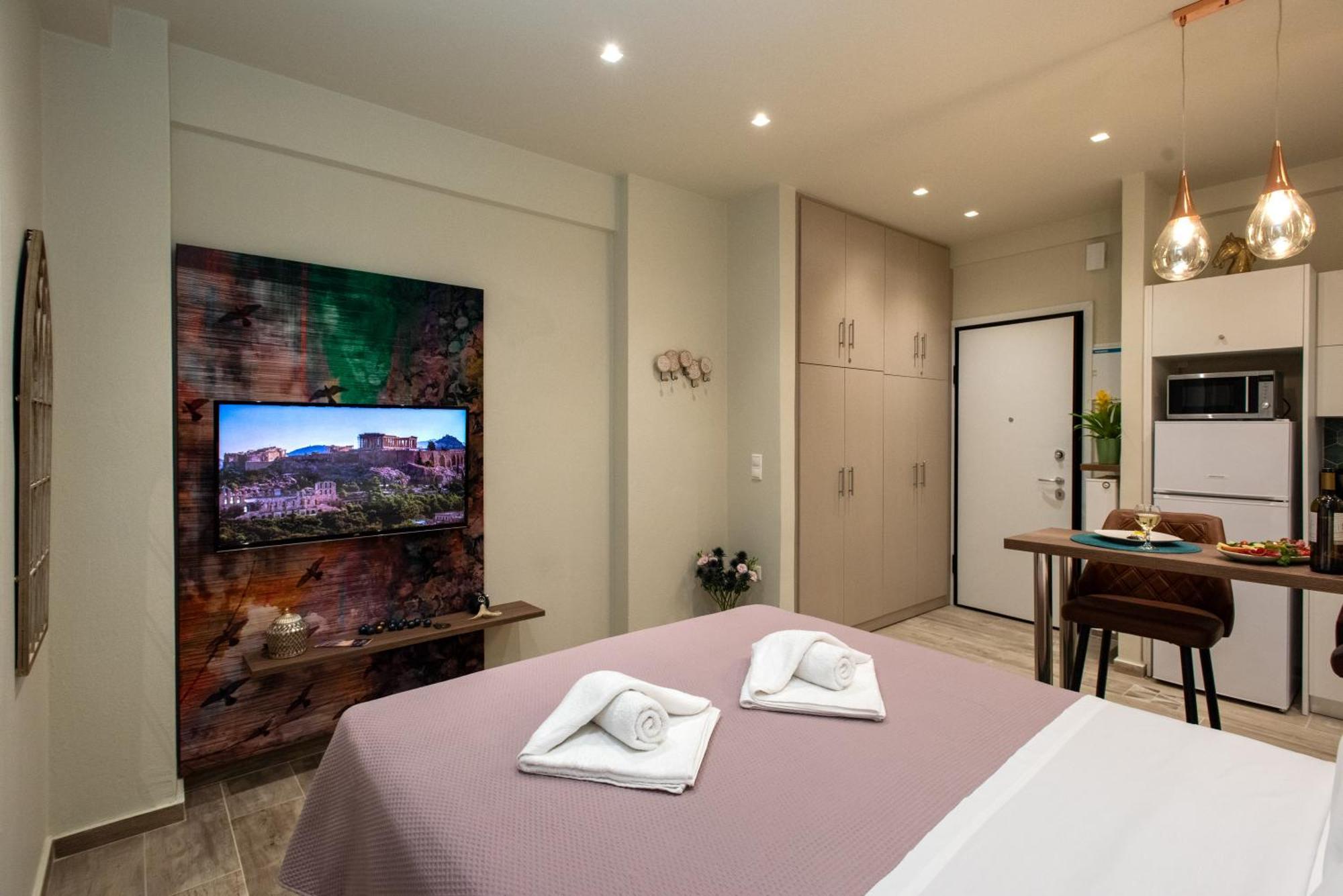 Apartment Blue Ark Romantic Under Acropolis