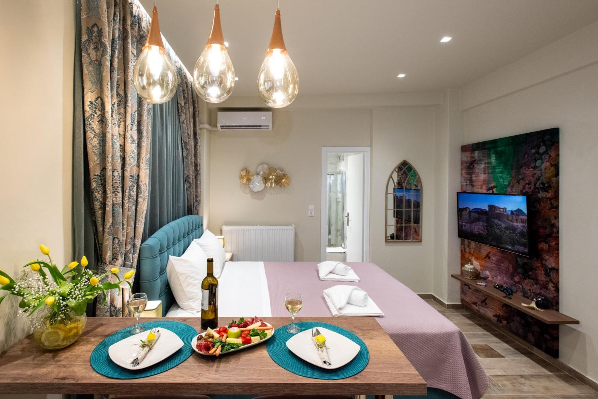 Blue Ark Romantic Under Acropolis Apartment Athens